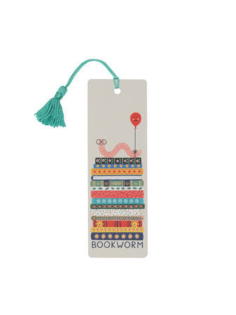 Bookworm Bookmark By Out of Print
